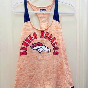 Denver Bronco’s tank top.  Women’s size large.